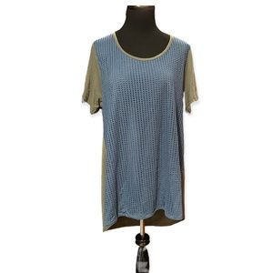 2XL Lularoe NEW Classic Tee Unique Netted Tee